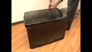 Asian Slave in Extreme BDSM Asphyxiation Fetish Copa 001