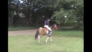 Goddess Krystall favorite past time in horse back riding