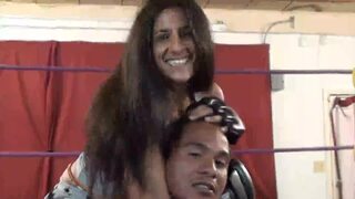 Her main goal is to knock him down