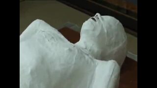 mummified in plaster and brought to orgasm