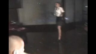 Showing her loser husband who is the boos